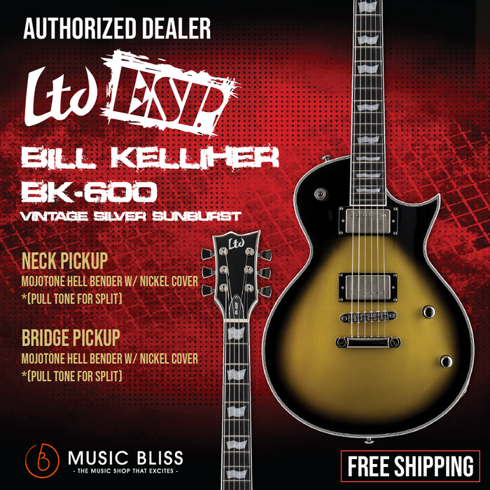 ESP LTD Bill Kelliher BK 600 Signature Electric Guitar Vintage