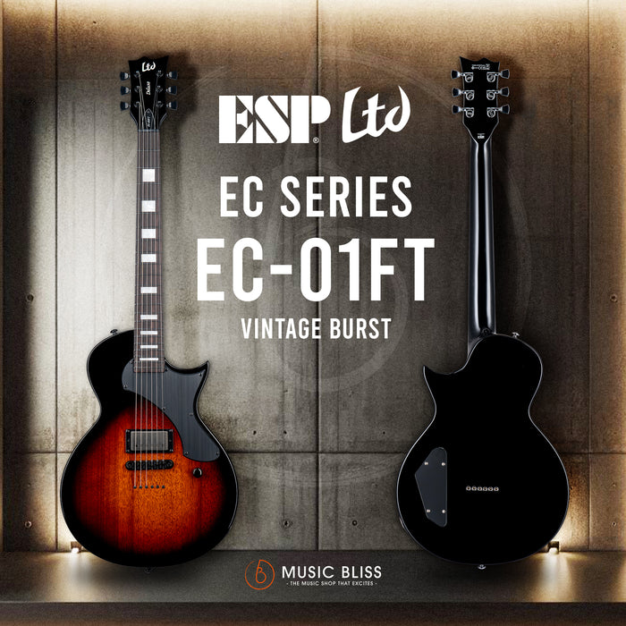 ESP LTD EC-01FT Electric Guitar - Vintage Burst