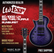 ESP LTD EC-1000 Left-handed Electric Guitar - See Thru Purple Sunburst - Music Bliss Malaysia