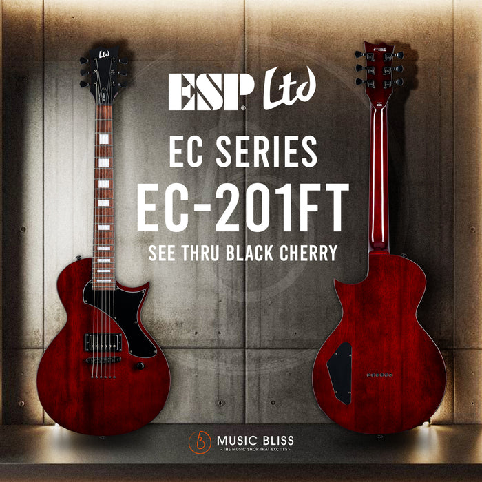 ESP LTD EC-201FT Electric Guitar - See Thru Black Cherry