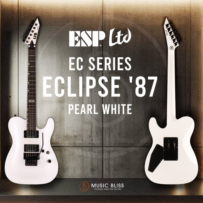 ESP LTD Eclipse '87 FR - Pearl White
