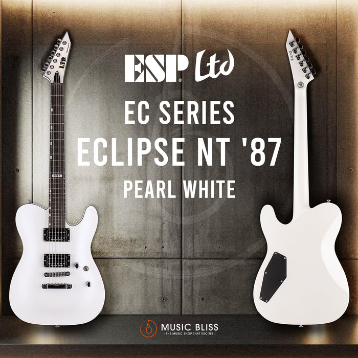 ESP LTD Eclipse '87 NT - Pearl White