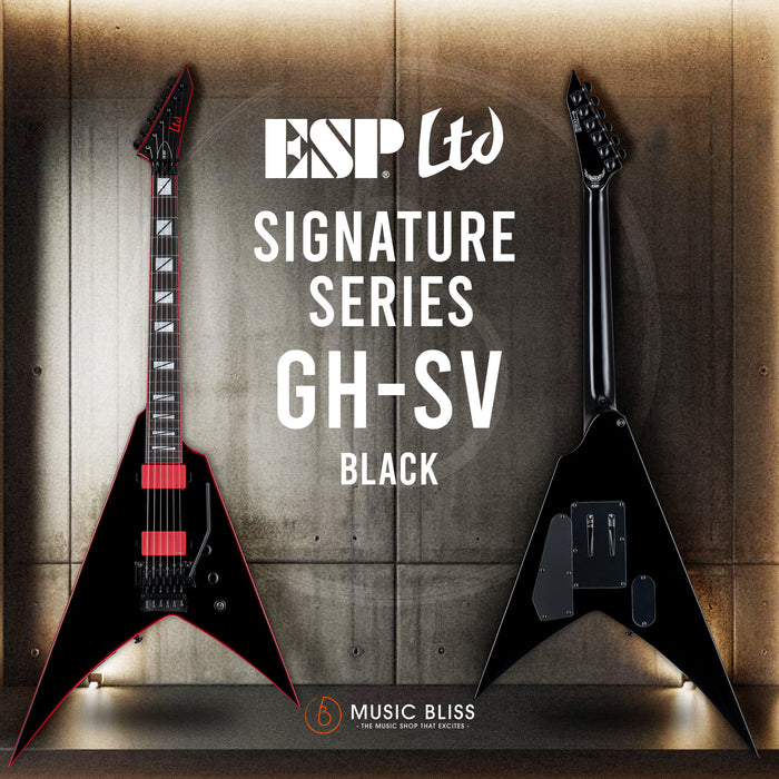 ESP LTD Gary Holt GH-SV Signature Electric Guitar - Black