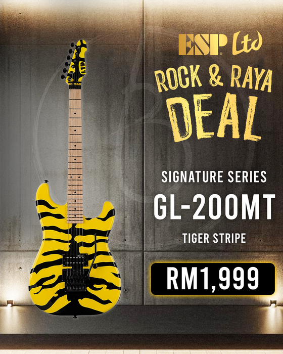 ESP LTD George Lynch GL-200MT - Tiger Stripe