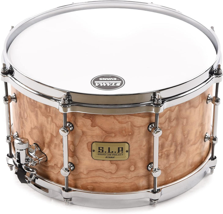 Tama LGM137 SLP G-Maple Snare, Satin Tamo Ash with Chrome Hardware - 7" x 13" - Music Bliss Malaysia