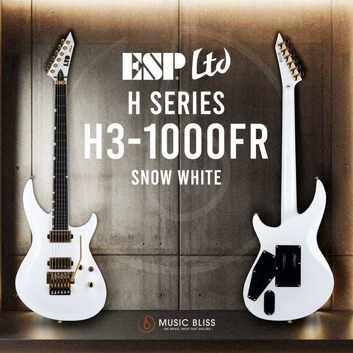 ESP LTD H3-1000FR Electric Guitar - Snow White