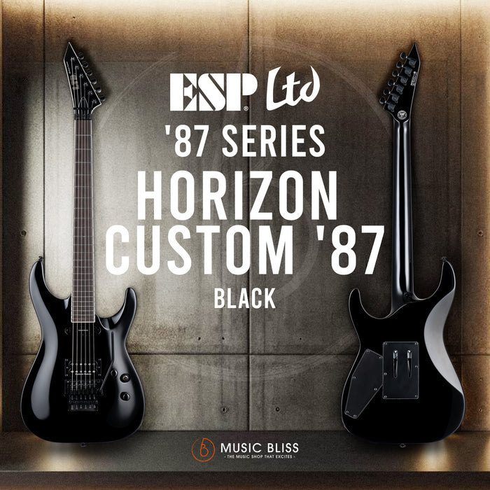 ESP LTD Horizon Custom 87 Solidbody Electric Guitar - Black