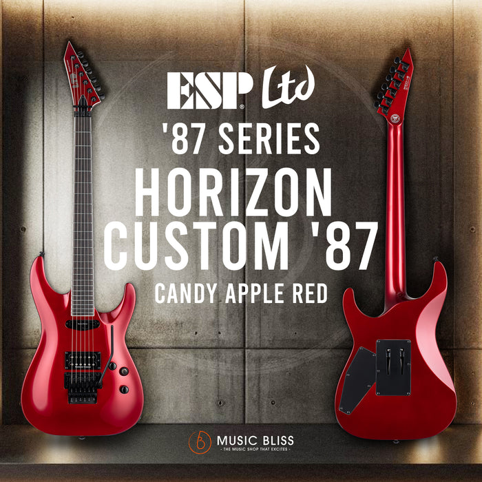 ESP LTD Horizon Custom 87 Solidbody Electric Guitar - Candy Apple Red