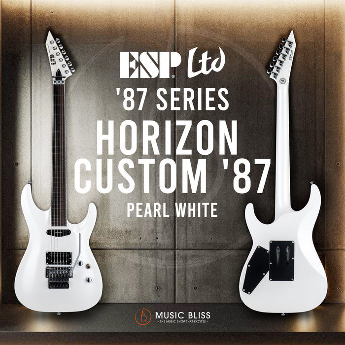 ESP LTD Horizon Custom 87 Solidbody Electric Guitar - Pearl White