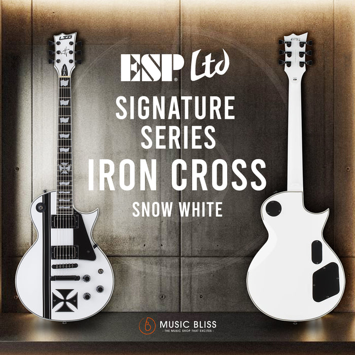 ESP LTD Iron Cross James Hetfiled Signature Electric Guitar - Snow White