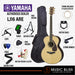 Yamaha LJ16 ARE Acoustic Guitar with FREE Hard Bag Package - Natural - Music Bliss Malaysia