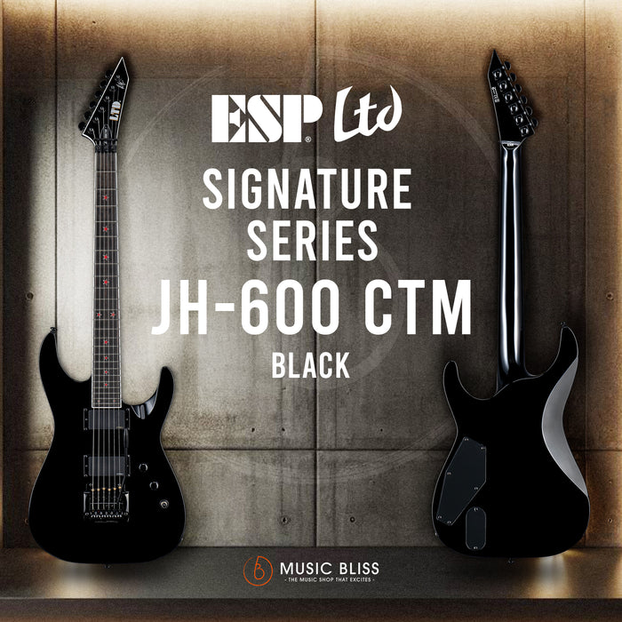 ESP LTD JH-600 CTM Jeff Hanneman Electric Guitar - Black