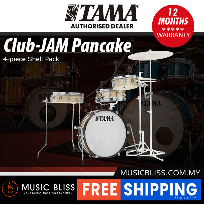 Tama LJK48P Club-JAM Pancake 4-Piece Drum Kit - Champagne Mist