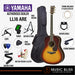 Yamaha LL16 ARE Original Jumbo Acoustic-Electric Guitar with FREE Hard Bag Package - Brown Sunburst - Music Bliss Malaysia