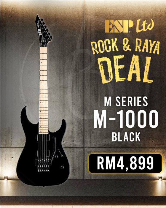 ESP LTD M-1000 Electric Guitar - Black