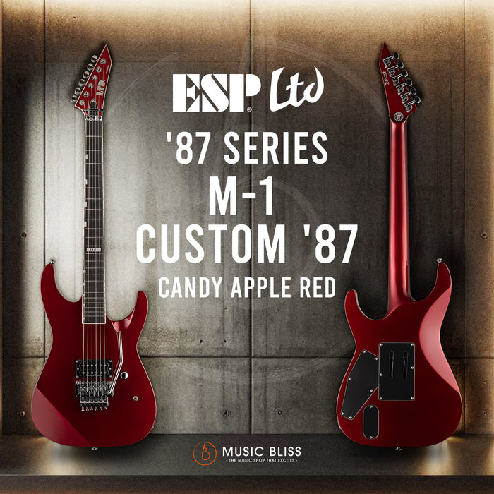 ESP LTD M-1 Custom '87 FR - Candy Apple Red
