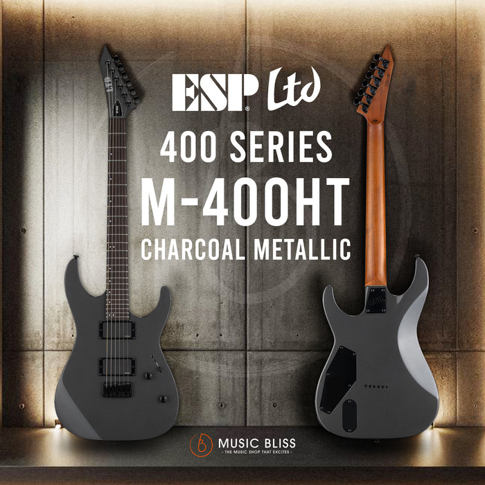 ESP LTD M-400HT Electric Guitar - Charcoal Metallic