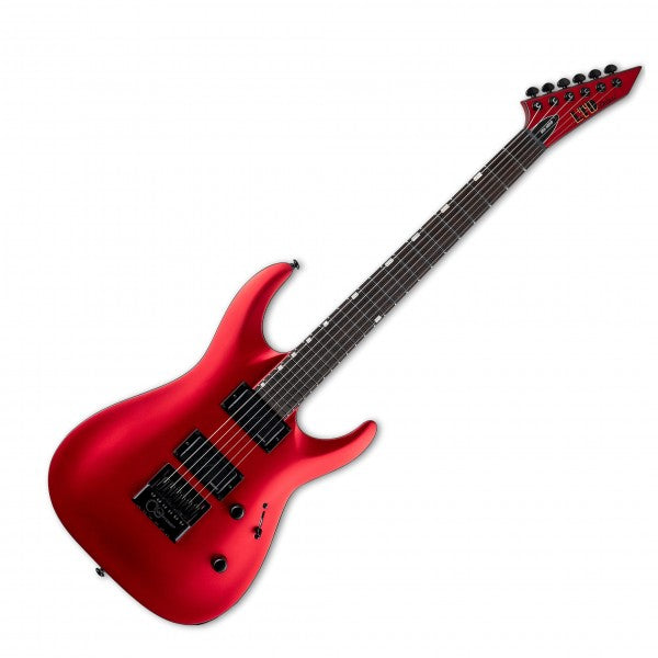ESP LTD MH-1000 EverTune Electric Guitar - Candy Apple Red Satin - Music Bliss Malaysia