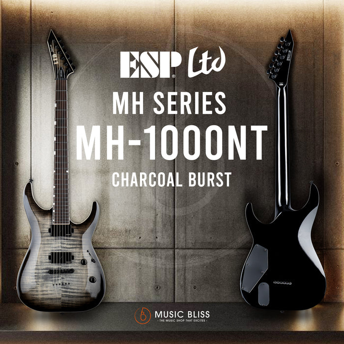ESP LTD MH-1000NT Electric Guitar - Charcoal Burst