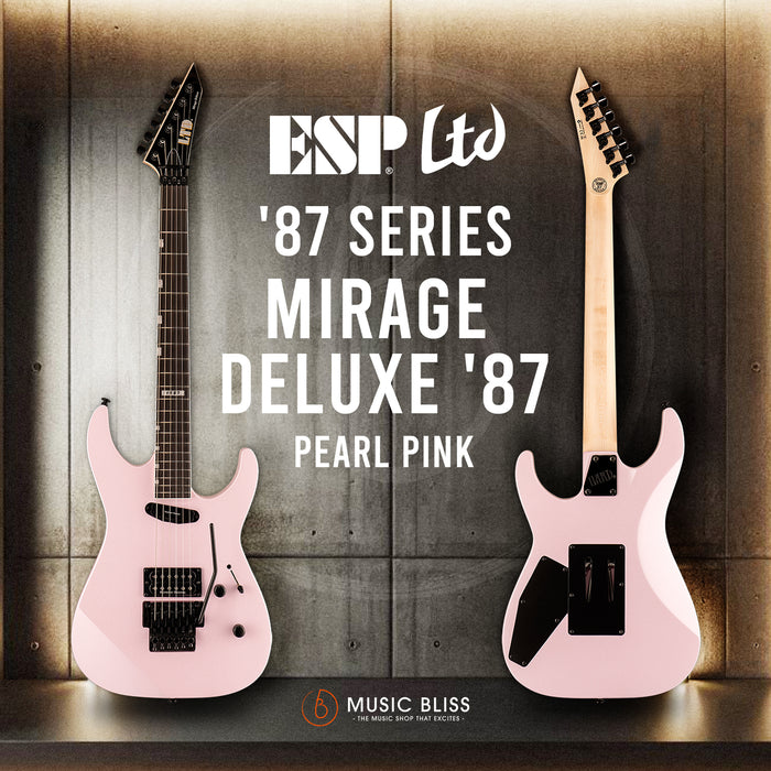 ESP LTD Mirage Deluxe '87 FR - Pearl Pink