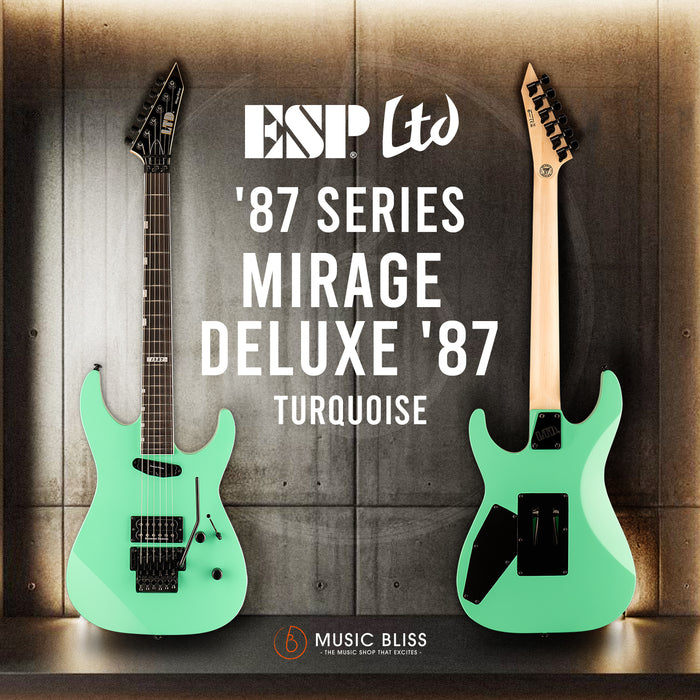 ESP LTD Mirage Deluxe '87 FR - Turquoise