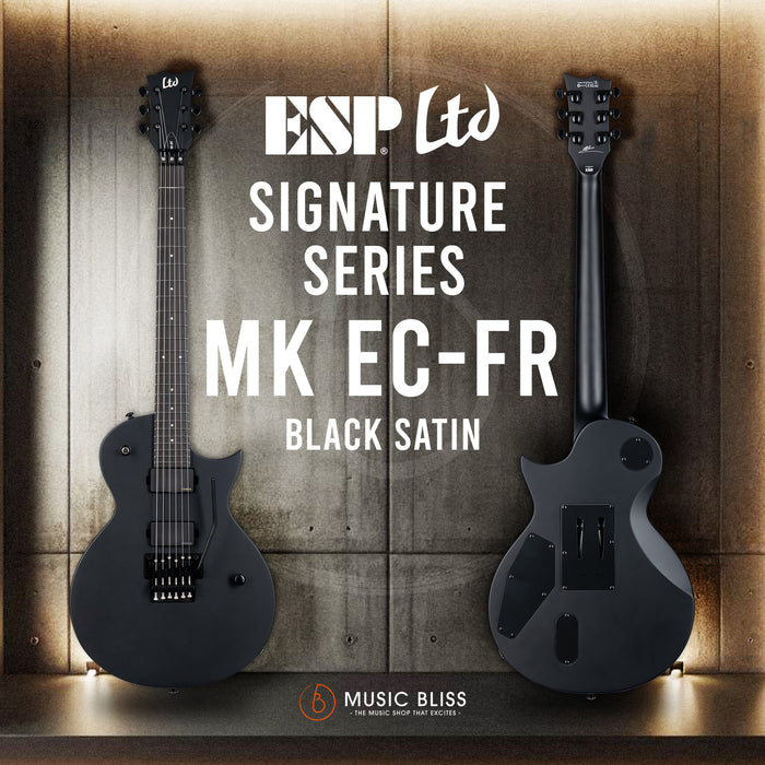 ESP LTD Mille Petrozza Eclipse EC-FR Electric Guitar - Black Satin