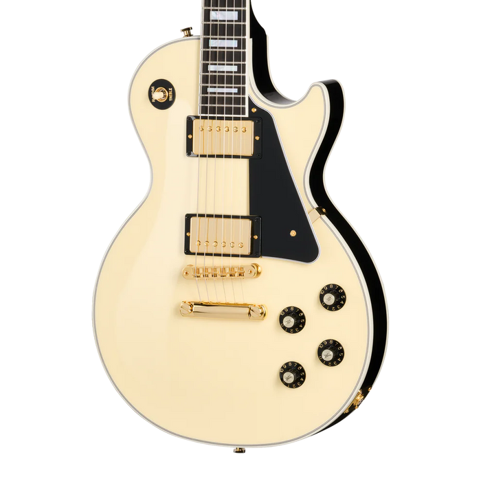 GIBSON LES PAUL CUSTOM 70S ELECTRIC GUITAR - BUTTERCREAM TOP