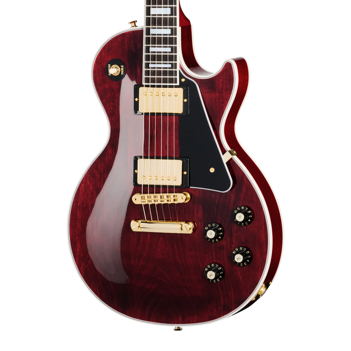 GIBSON LES PAUL CUSTOM 70S ELECTRIC GUITAR - WINE RED