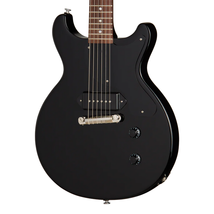 GIBSON LES PAUL JUNIOR DOUBLE CUT ELECTRIC GUITAR - EBONY