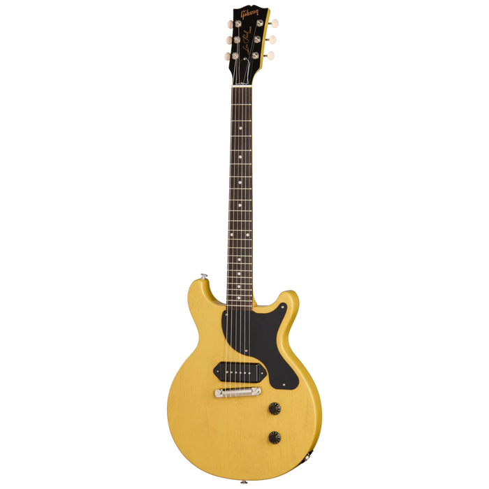 GIBSON LES PAUL JUNIOR DOUBLE CUT ELECTRIC GUITAR - TV YELLOW