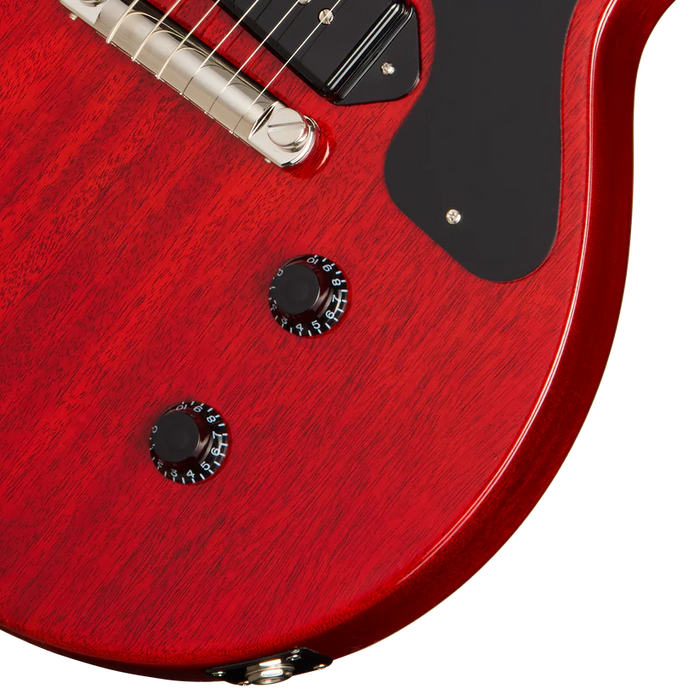 GIBSON LES PAUL JUNIOR DOUBLE CUT ELECTRIC GUITAR - VINTAGE CHERRY