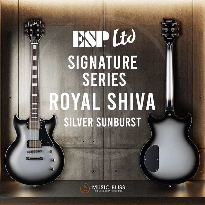 ESP LTD Signature Bill Kelliher Royal Shiva Electric Guitar - Silver Sunburst