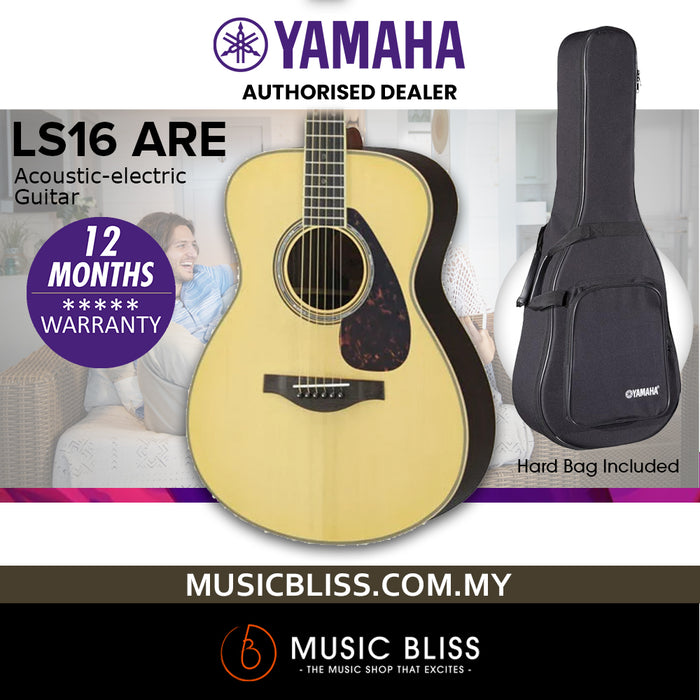 Yamaha LS16 ARE Acoustic Guitar with FREE Hard Bag
