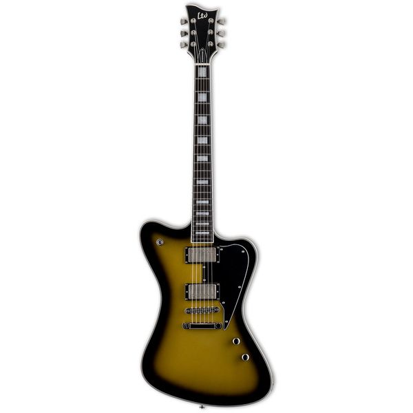 ESP LTD Bill Kelliher Sparrowhawk Electric Guitar - Vintage Silver Sunburst - Music Bliss Malaysia