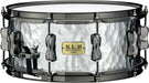 Tama LST146H S.L.P. Expressive Hammered Steel Snare Drum - 6" x 14" - Glossy Finish with Black Nickel Hardware - Music Bliss Malaysia
