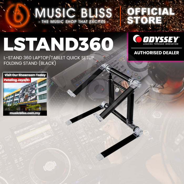 ODYSSEY Folding Laptop Stand - Black