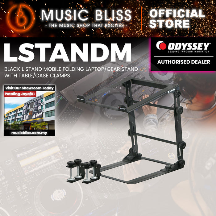 ODYSSEY L-Stand Laptop / Gear Stand With Clamps
