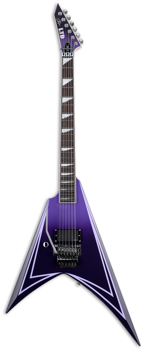 ESP LTD Alexi Hexed Left-handed Electric Guitar - Purple Fade - Music Bliss Malaysia