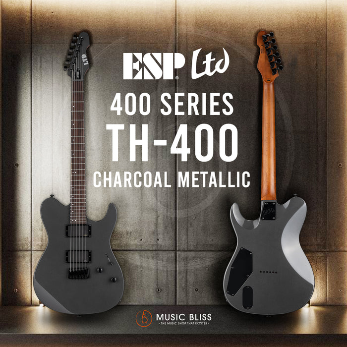 ESP LTD TH-400 Electric Guitar - Charcoal Metallic