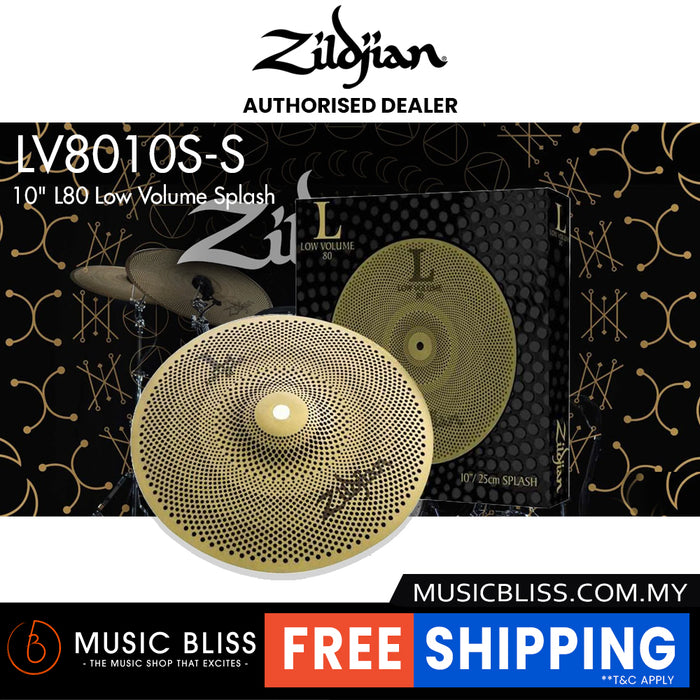 Zildjian 10" L80 Low Volume Splash Cymbal