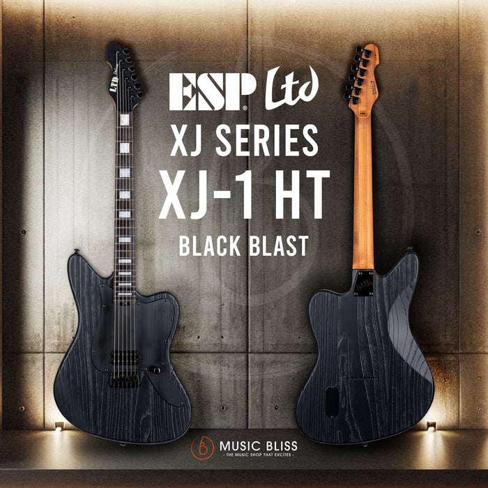 ESP LTD XJ-1 HT Electric Guitar - Black Blast