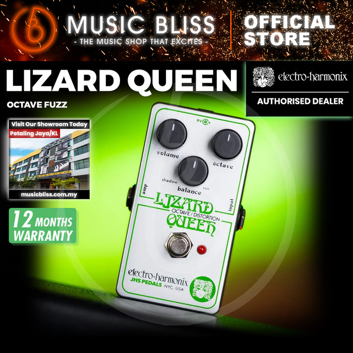 Electro-Harmonix x JHS Lizard Queen Octave Fuzz Pedal