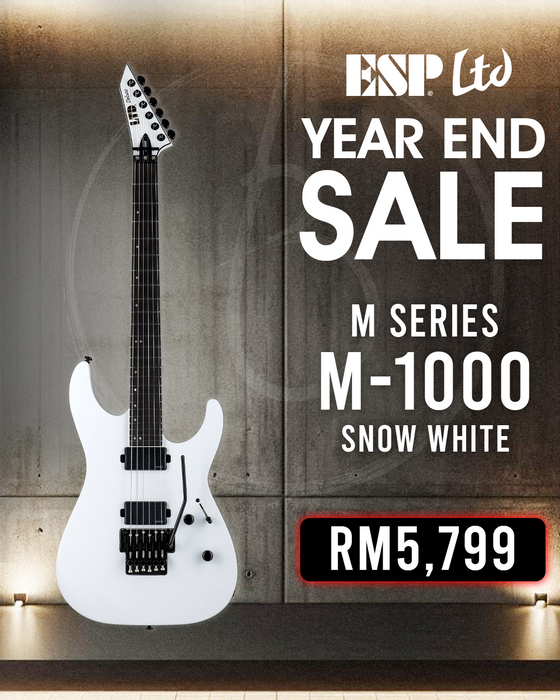 ESP LTD M-1000 Electric Guitar - Snow White