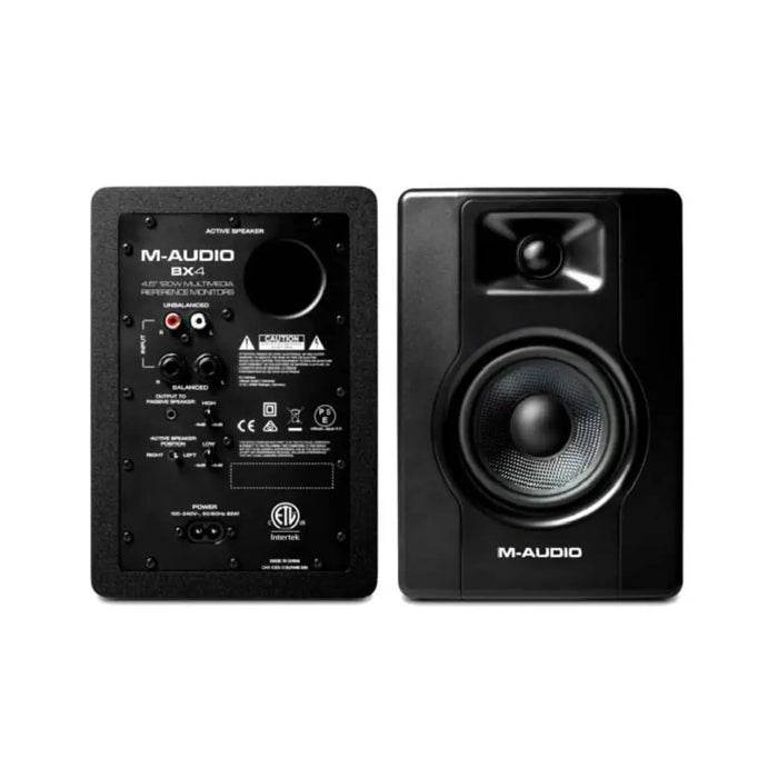 M-Audio BX4 Graphite 4.5-inch Active Studio Monitors - Pair