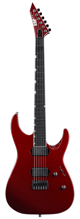 ESP Original M-II CTM NT Ebony FB - Deep Candy Apple Red [MIJ - Made in Japan] - Music Bliss Malaysia