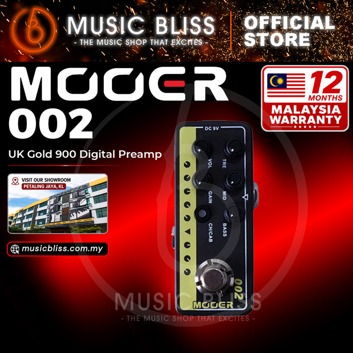 Mooer 002 UK Gold 900 Micro Preamp Pedal