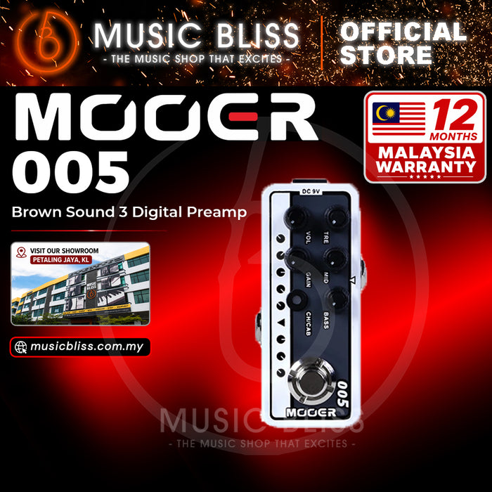 Mooer 005 Brown Sound 3 Micro Preamp Pedal