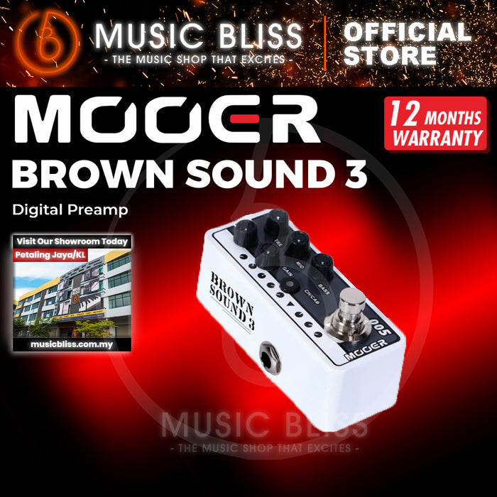 Mooer 005 Brown Sound 3 Micro Preamp Pedal