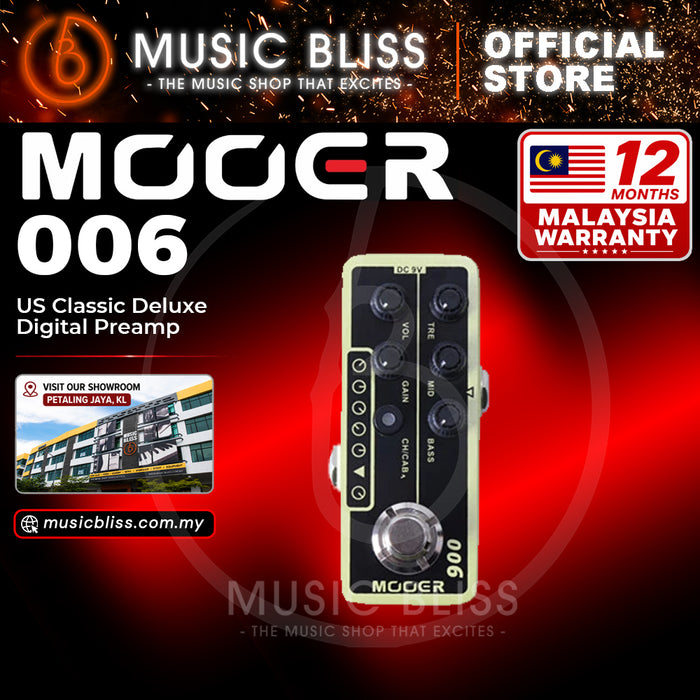 Mooer 006 US Classic Deluxe Micro Preamp Pedal