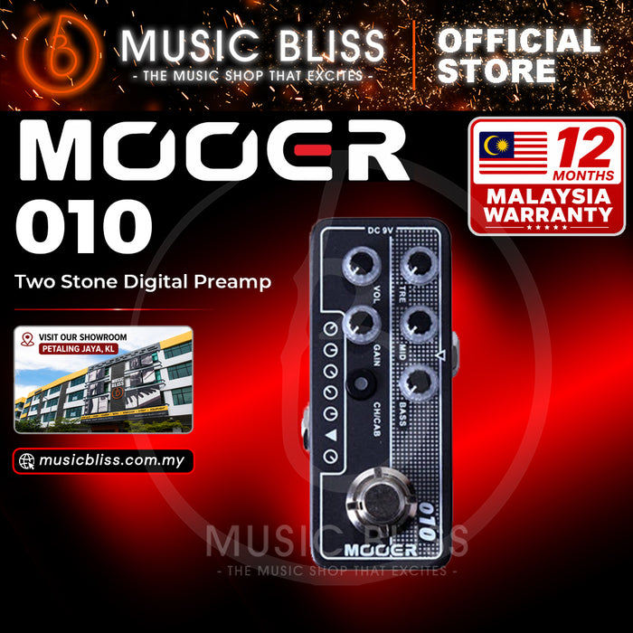 Mooer 010 Two Stones Micro Preamp Pedal